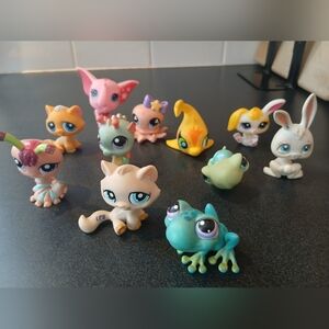 11 Littest Pet Shop Hasbro Figures Animals Kids Toys Retro Vintage Collector